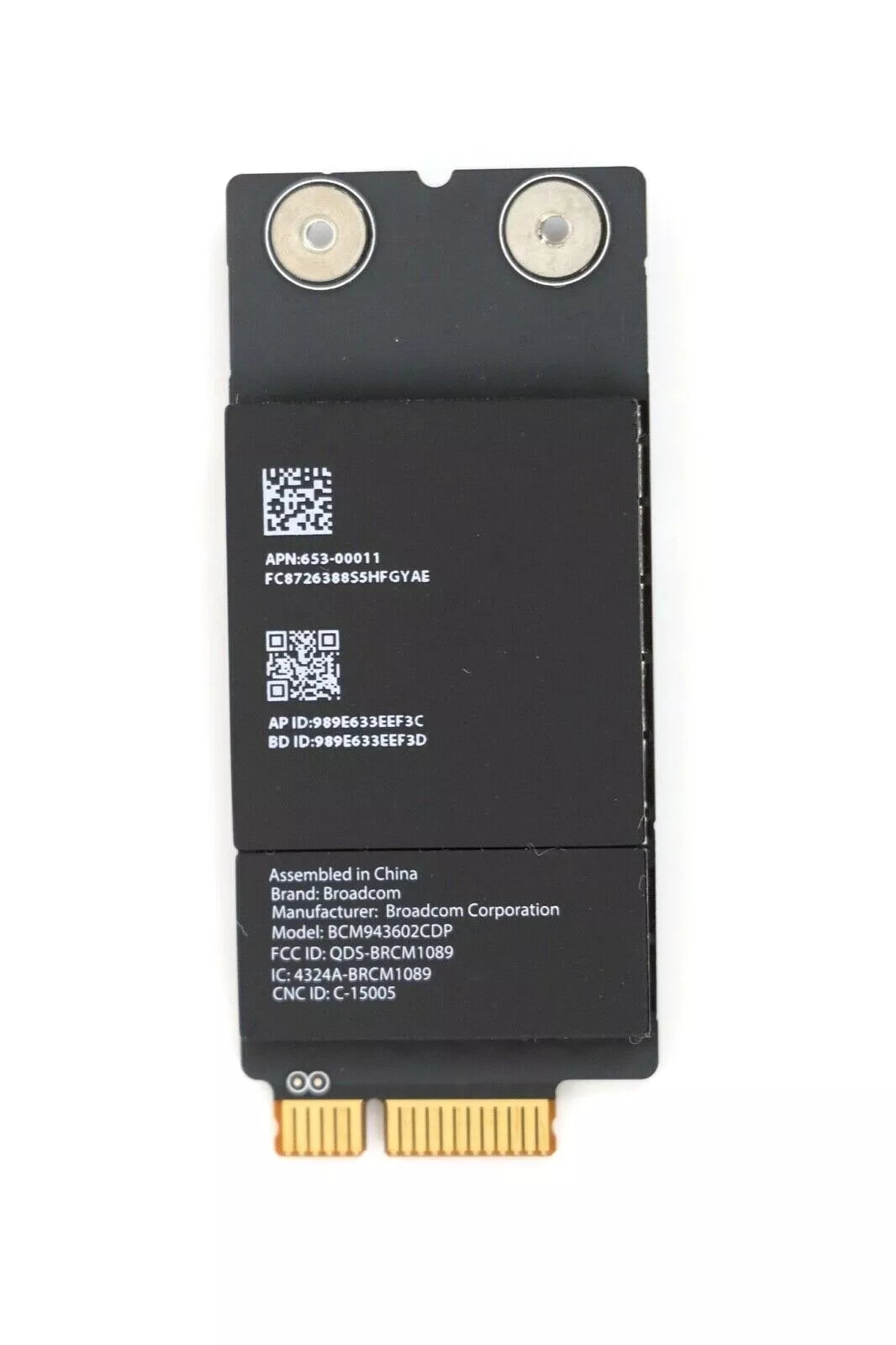 Airport WiFi Bluetooth 4.2 Card 653-00011