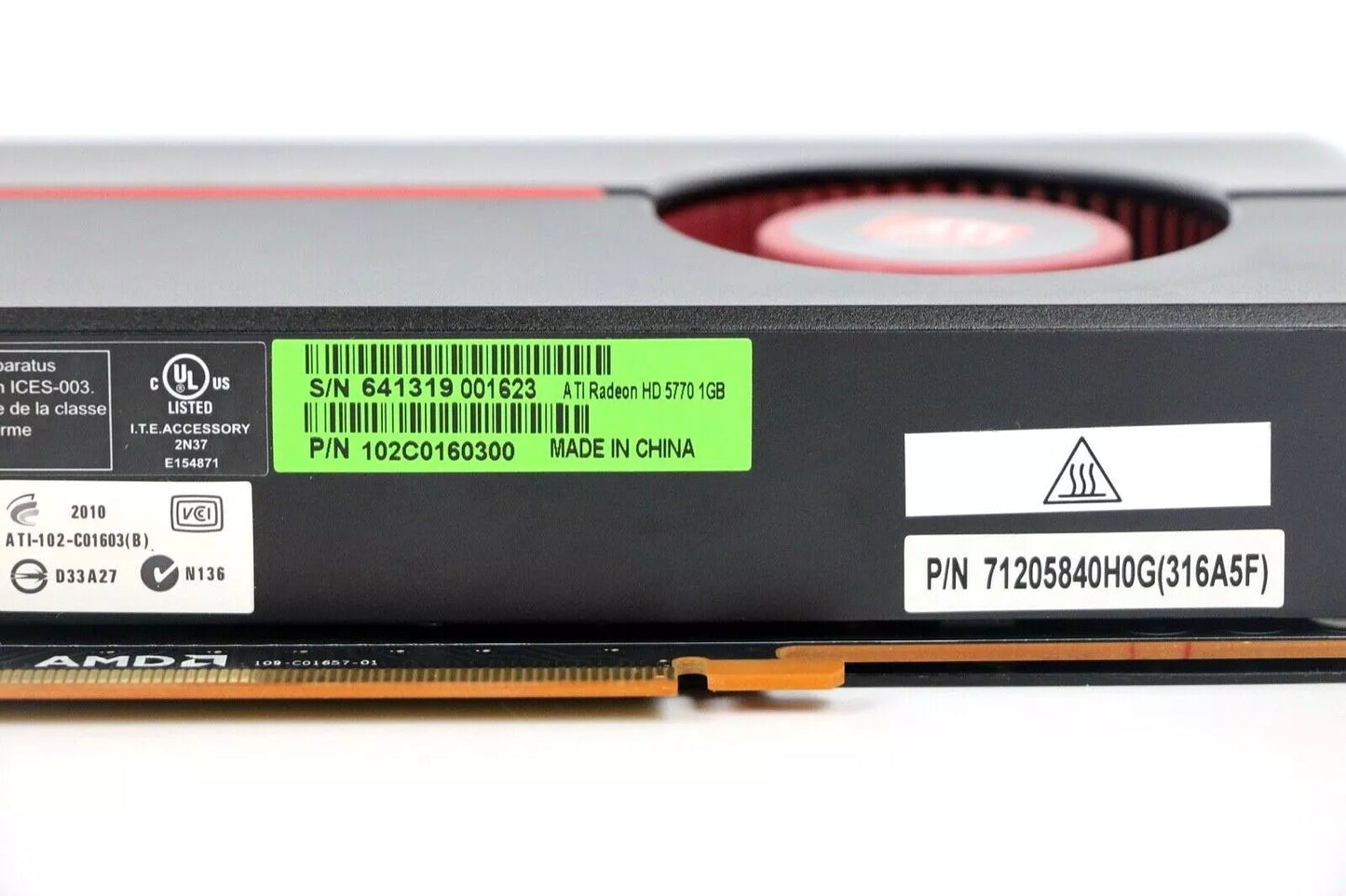 Carte graphique ARI Radeon HD 5770 1 Go 